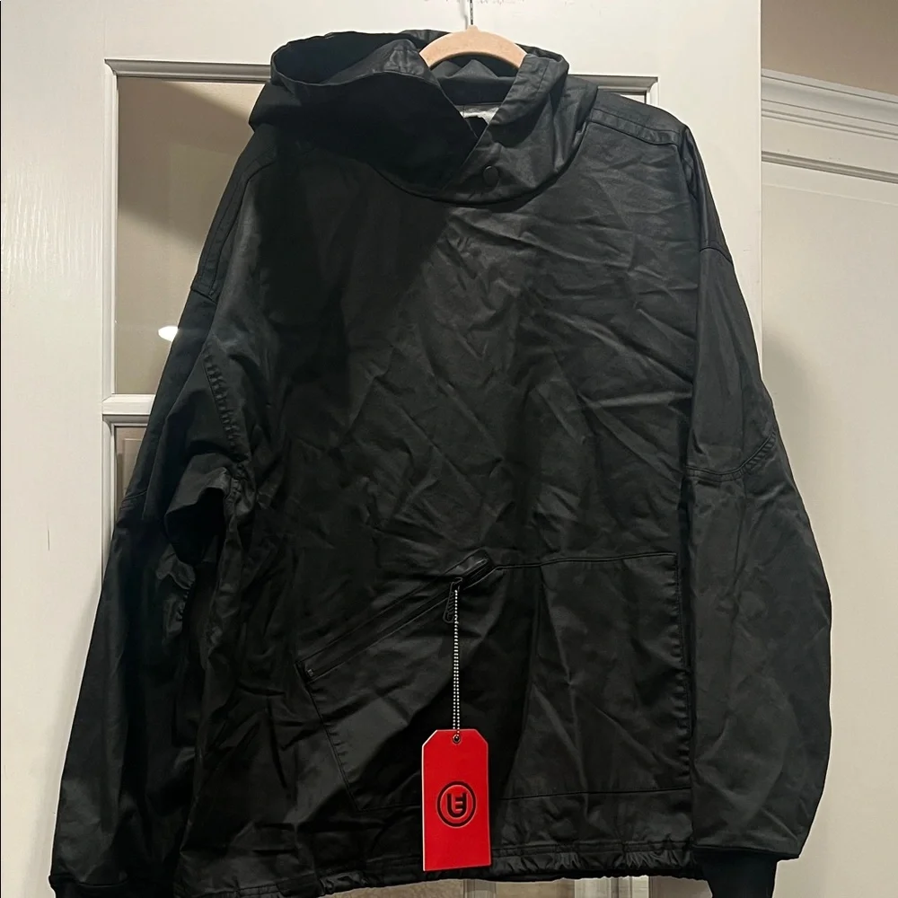 True Religion Black Windbreaker Jacket